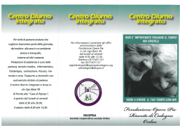 centro diurno integrato - Fondazione Opere Pie Riunite di Codogno