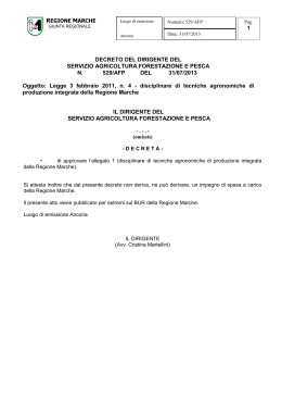 D.D.S. 529/AFP del 31/07/2013 - Marche Agricoltura