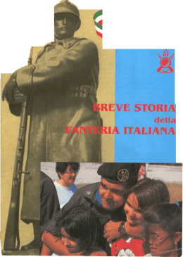 Breve storia della Fanteria italiana