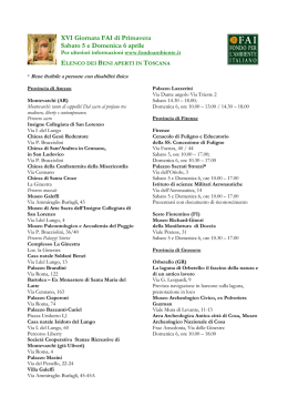 Scarica il PDF con i Beni aperti