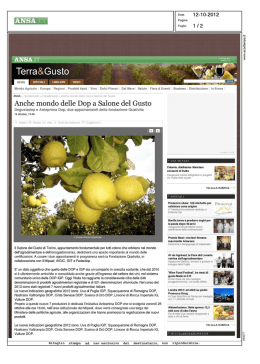 Terray&Gusto - Content Management Slow Food