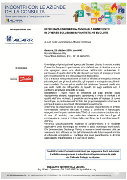 incontri con le aziende della consulta