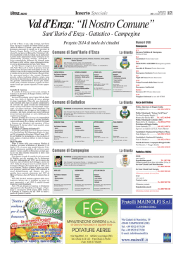 Val d`Enza: &ldquo;Il Nostro Comune&rdquo;