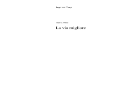 La via migliore - Avventisti del Settimo Giorno