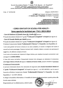 Scuola Secondana Statale 1 &deg; Grado &ldquo;F ..B.. Buson1