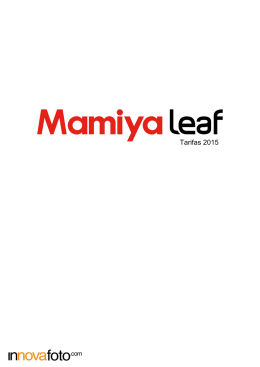 Mamiya Leaf EUR Pricebook January 14 2015