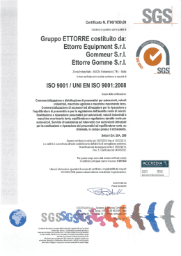 scarica il certificato