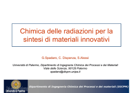 Chimica delle radiazioni per la sintesi di materiali innovativi - GIR