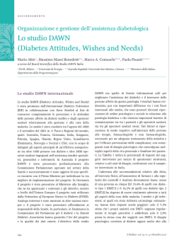 Lo studio DAWN (Diabetes Attitudes, Wishes and