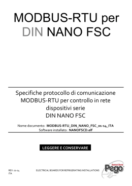 MODBUS-RTU per DIN NANO FSC
