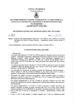 Determina n. 287-2012