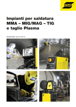 Scarica Catalogo Esab - Macchine 2014
