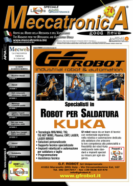 ROBOT PER SALDATURA