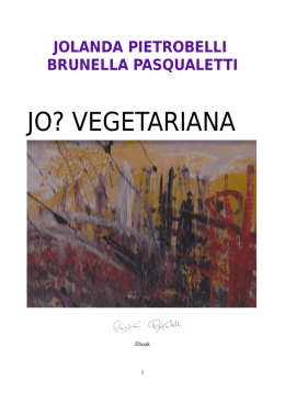 JO? VEGETARIANA - Libreria Cristina Pietrobelli