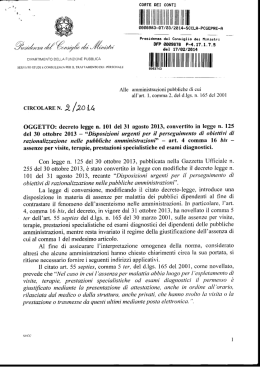 Circolare n. 2 / 2014 - Dipartimento Funzione Pubblica