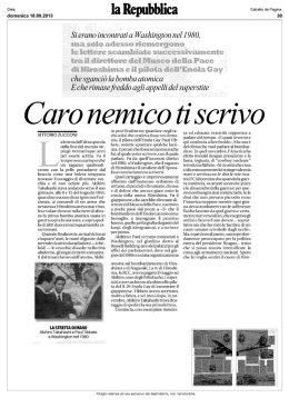 Caro nemico ti scrivo