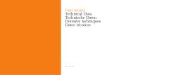 Dati tecnici Technical Data Technische Daten Données techniques