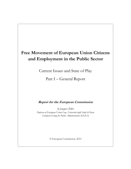Free Movement of European Union Citizens and