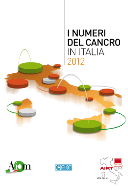 Leggi gli impressionanti dati del Cancro in
