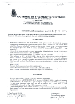 3501> - Comune di Tremestieri Etneo