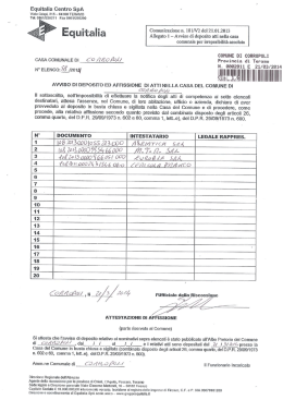 Equitalia Centro SpA - Comune di Corropoli