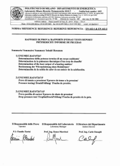 politecnico di milano - dipartimento d1 energetica