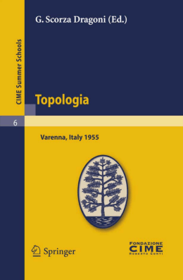 Topologia: Lectures given at a Summer School of