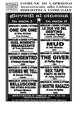 (10 Giovedì al cinema OTTOBRE 2014 2)