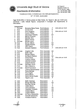 Universit&agrave; degli Studi di Verona