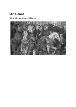In formato pdf - Art bonus Citt&agrave; Metropolitana
