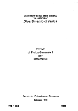 Dipartimento di Fisica