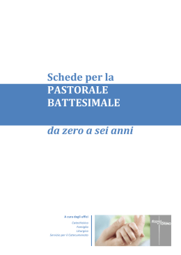 Uno sguardo d`Insieme - Arcidiocesi di Torino