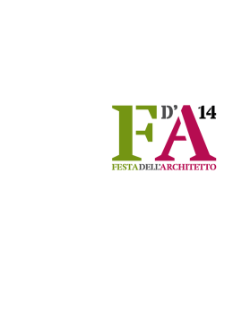 Scarica pdf - Festa dell`architetto