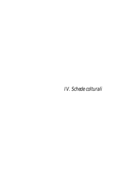 IV. Schede colturali - Regione Campania Assessorato Agricoltura