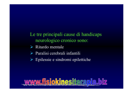 Le tre principali cause di handicaps neurologico