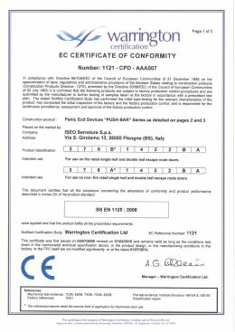 warrington - Iseo Serrature spa