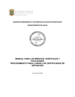 Manual Medicos Hospitales y Facilidades
