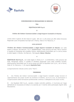 convezione equitalia sud spa