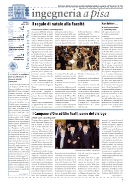 numero 6 - Scuola di Ingegneria - Universit&agrave; degli Studi di Pisa