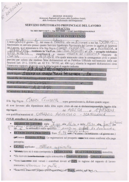 servizio ispettorato provinciale del lavoro siracusa