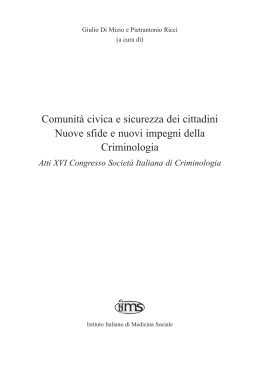 Atti XVI Congresso Nazionale della Società Italiana di