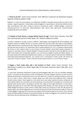 Leggere Tivoli - Tivoli e dintorni