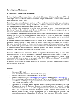 Parco Regionale Marturanum - Comune di Barbarano Romano