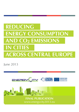 Reducing eneRgy consumption and co2 emissions in