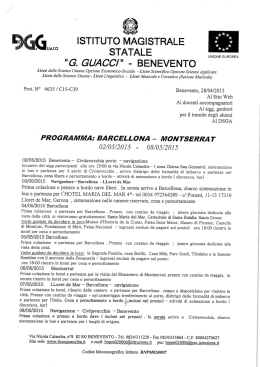 Programma - Liceo Guacci