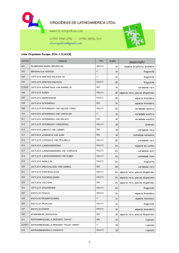 Lista Orquideas Europa 2014 C (LUCCA)