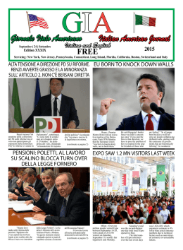 Italian American Journal Giornale Italo Americano