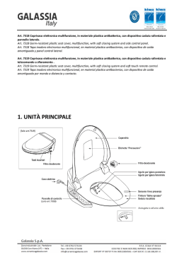 Art. 7318 Coprivaso elettronico multifunzione, in materiale plastico