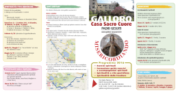 Programma 2016 - GALLORO, Casa Sacro Cuore