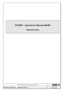 IF2E001 – Interfaccia Ethernet